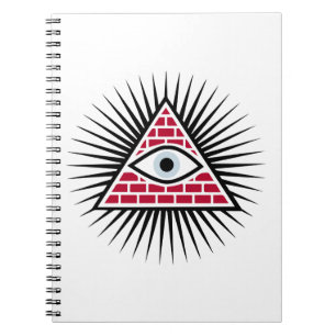 Freemasonic eye notebook
