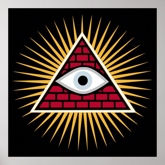 Freemasonic eye poster (Front)