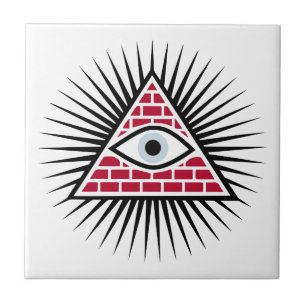 Freemasonic eye tile