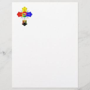Freemasonic Rosy Cross Letterhead