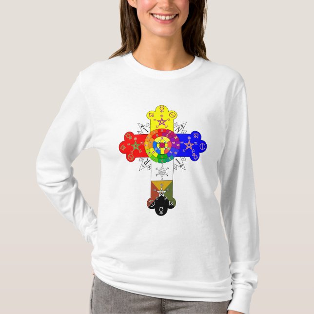 Freemasonic Rosy Cross T-Shirt (Front)