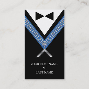 Freemasonry Business Cards - Custom Masonic Card