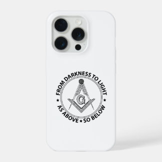 Freemasonry emblem iPhone 15 pro case