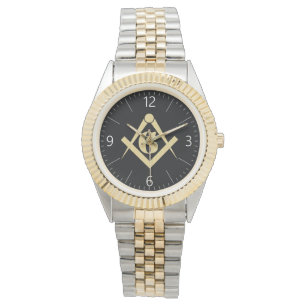 Freemasonry emblem watch