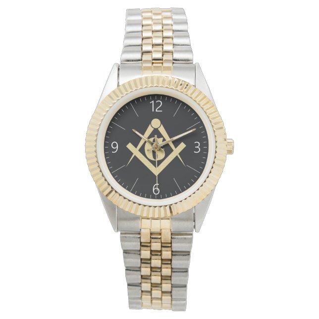 Freemasonry emblem watch (Front)