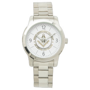 Freemasonry emblem watch