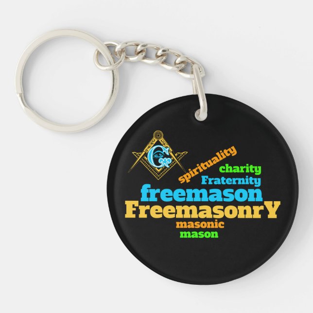 Freemasonry Keychain (Front)