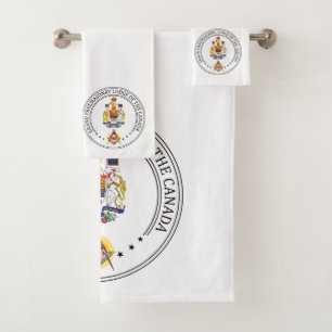 Freemasonry lodge of Canada Bath Towel Set