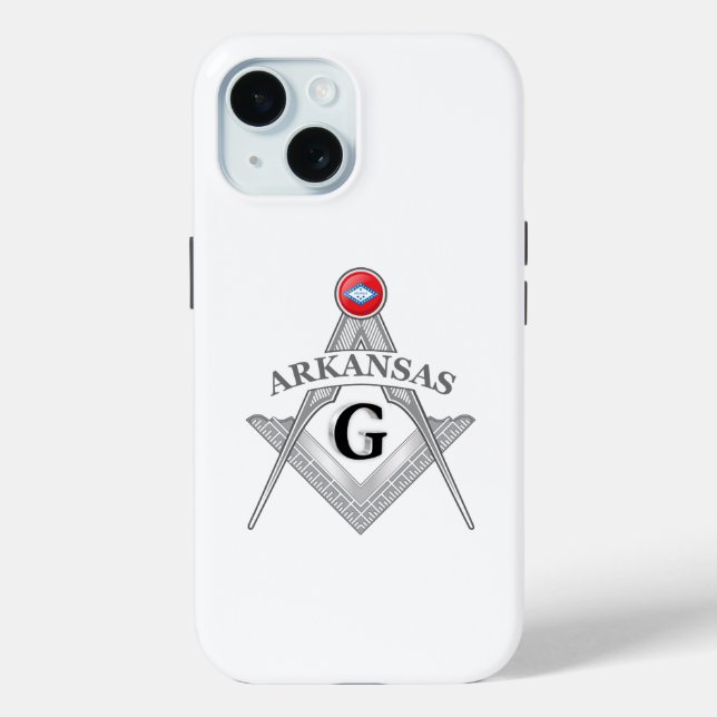 Freemasonry lodge of the state of Arkansas Case-Mate iPhone Case (Back)