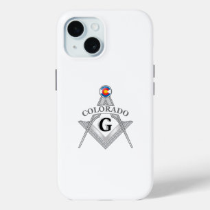 Freemasonry lodge of the state of Colorado iPhone 15 Case
