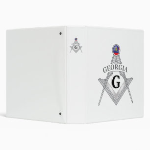 Freemasonry lodge of the state of Georgia Binder