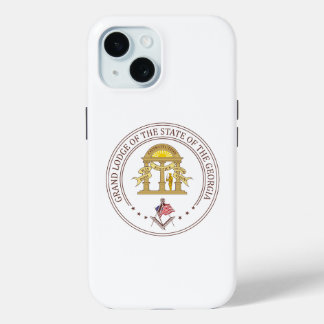 Freemasonry lodge of the state of Georgia iPhone 15 Case