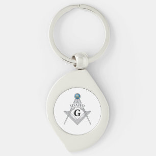 Freemasonry lodge of the state of Idaho Keychain