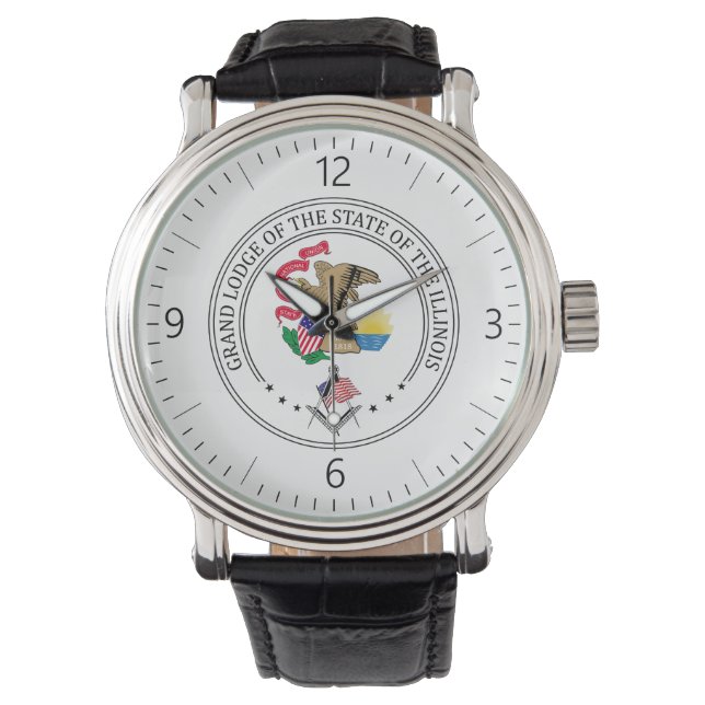 Freemasonry lodge of the state of Illinois Watch (Front)