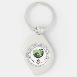 Freemasonry lodge of the state of Indiana Keychain