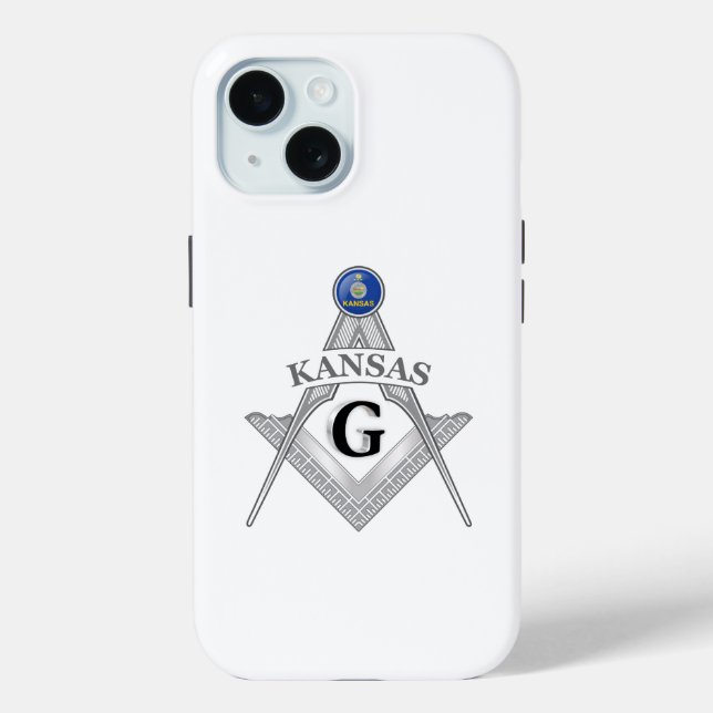 Freemasonry lodge of the state of Kansas Case-Mate iPhone Case (Back)