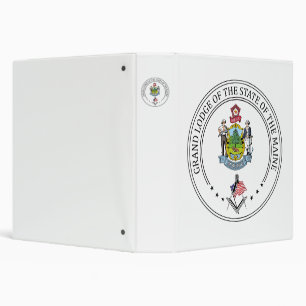 Freemasonry lodge of the state of Maine Binder