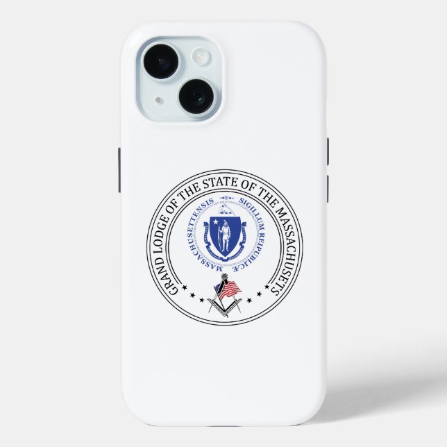 Freemasonry lodge of the state of Massachusets Case-Mate iPhone Case (Back)