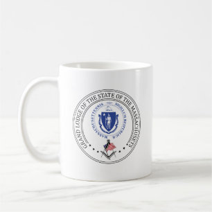 Freemasonry lodge of the state of Massachusets Coffee Mug