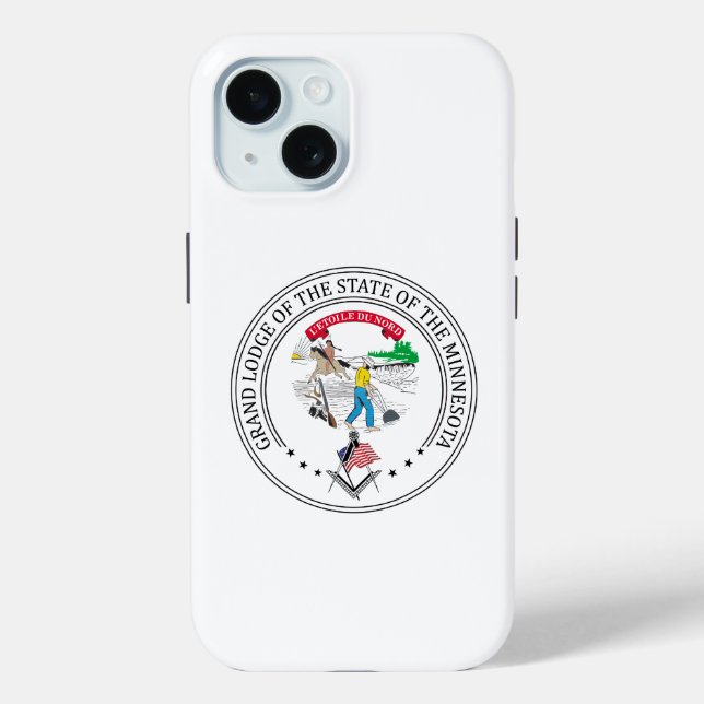 Freemasonry lodge of the state of Minnesota Case-Mate iPhone Case (Back)