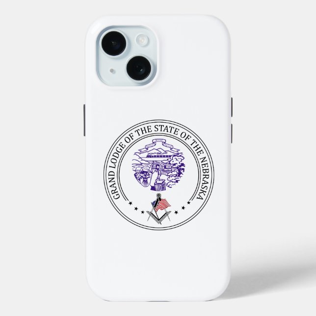 Freemasonry lodge of the state of Nebraska Case-Mate iPhone Case (Back)