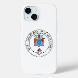 Freemasonry lodge of the state of New Jersey iPhone 15 Case