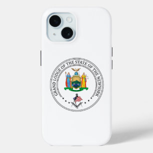 Freemasonry lodge of the state of New York iPhone 15 Case