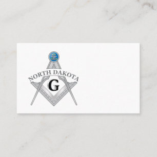 Freemasonry lodge of the state of North Dakota Business Card