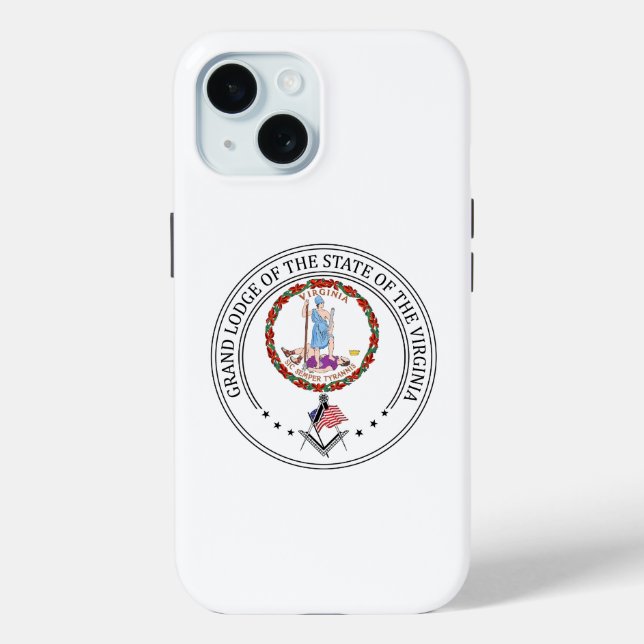 Freemasonry lodge of the state of Virginia Case-Mate iPhone Case (Back)