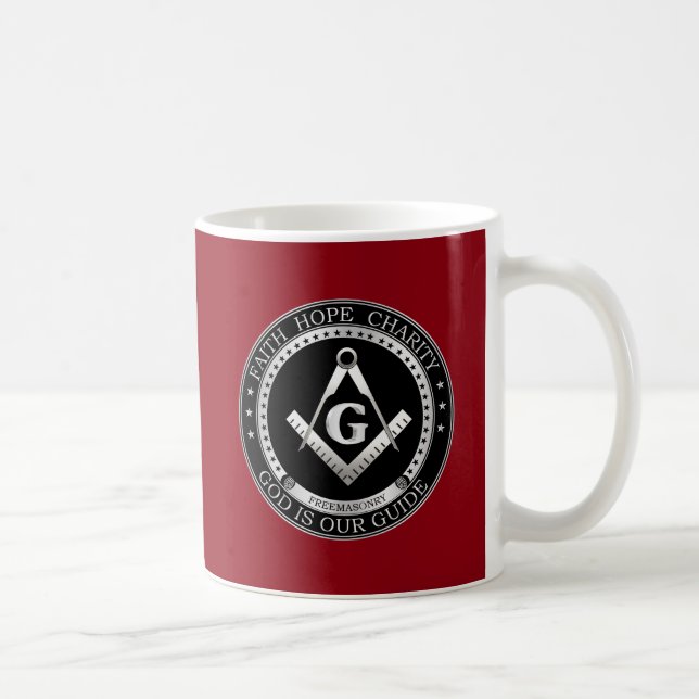 Freemasonry seal coffee mug (Right)
