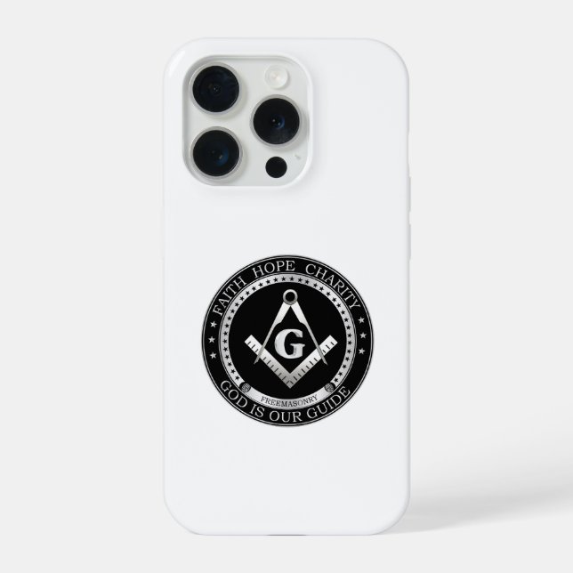 Freemasonry seal iPhone case (Back)
