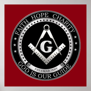 Freemasonry seal poster