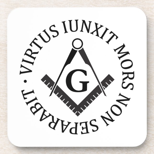 Freemasonry sign coaster (Front)