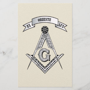 Freemasonry sign flyer