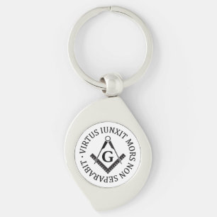 Freemasonry sign keychain