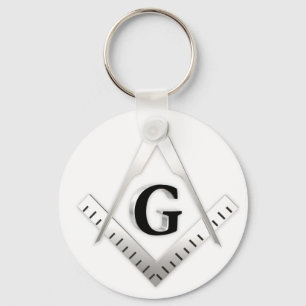 Freemasonry sign keychain