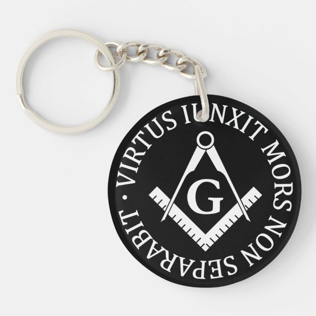 Freemasonry sign keychain (Front)