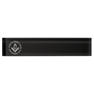 Freemasonry sign nameplate
