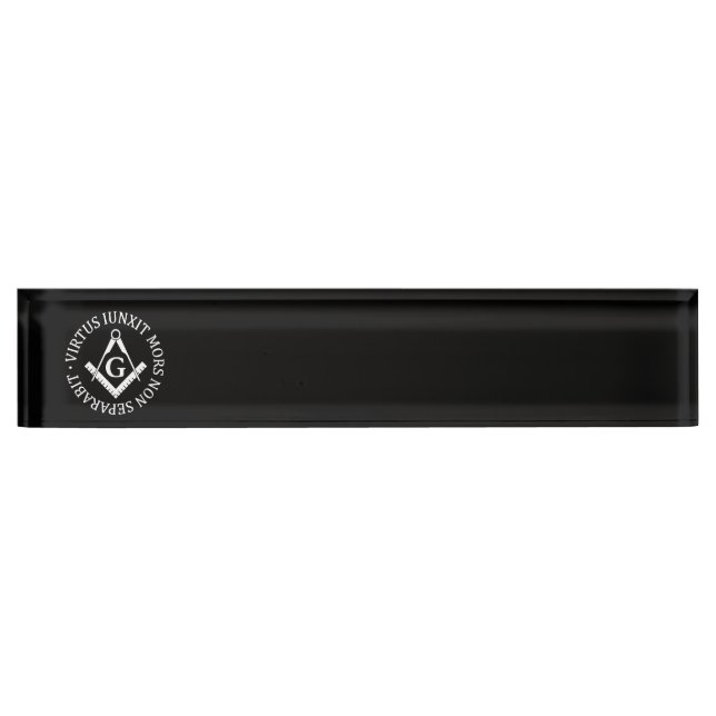 Freemasonry sign nameplate (Front)