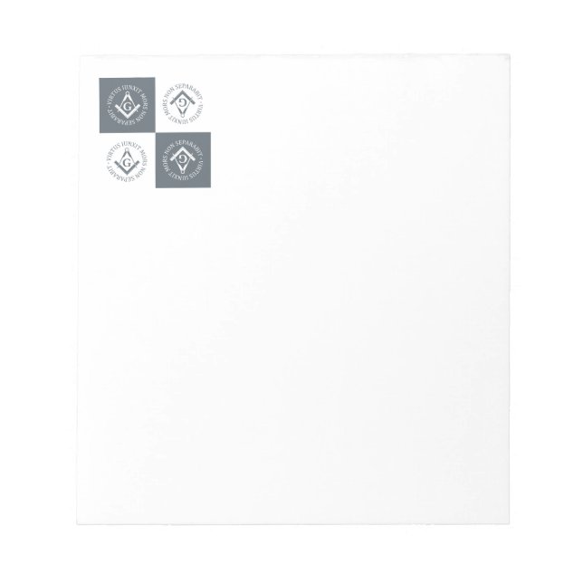 Freemasonry sign notepad (Front)