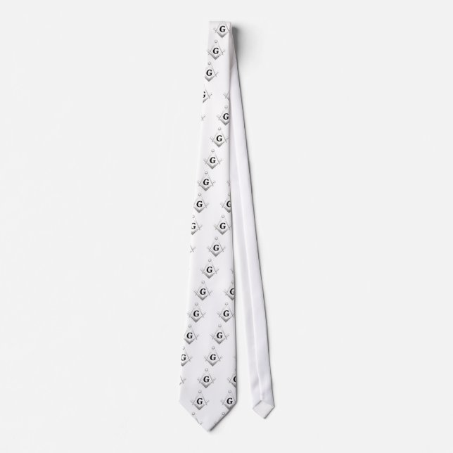 Freemasonry sign tie (Front)