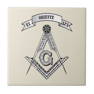 Freemasonry sign tile