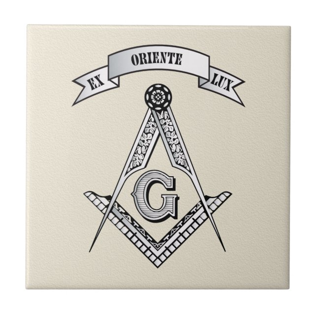 Freemasonry sign tile (Front)