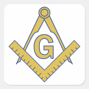 Freemasonry Square Sticker