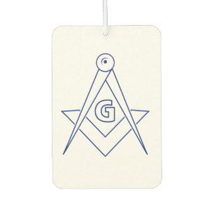 Freemasonry symbol air freshener