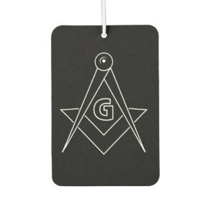 Freemasonry symbol air freshener