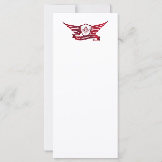 Freemasonry symbol and shield (Front)