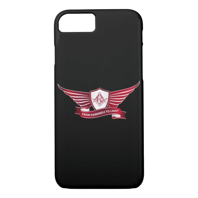 Freemasonry symbol and shield Case-Mate iPhone case (Back)