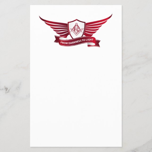 Freemasonry symbol and shield flyer (Front)