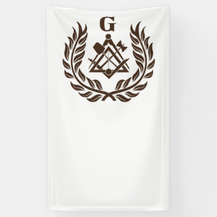 Freemasonry symbol banner